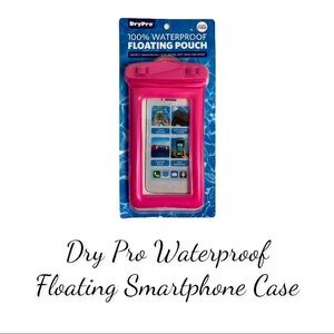 NIP Dry Pro Pink Waterproof Floating Smartphone Case With Strap
